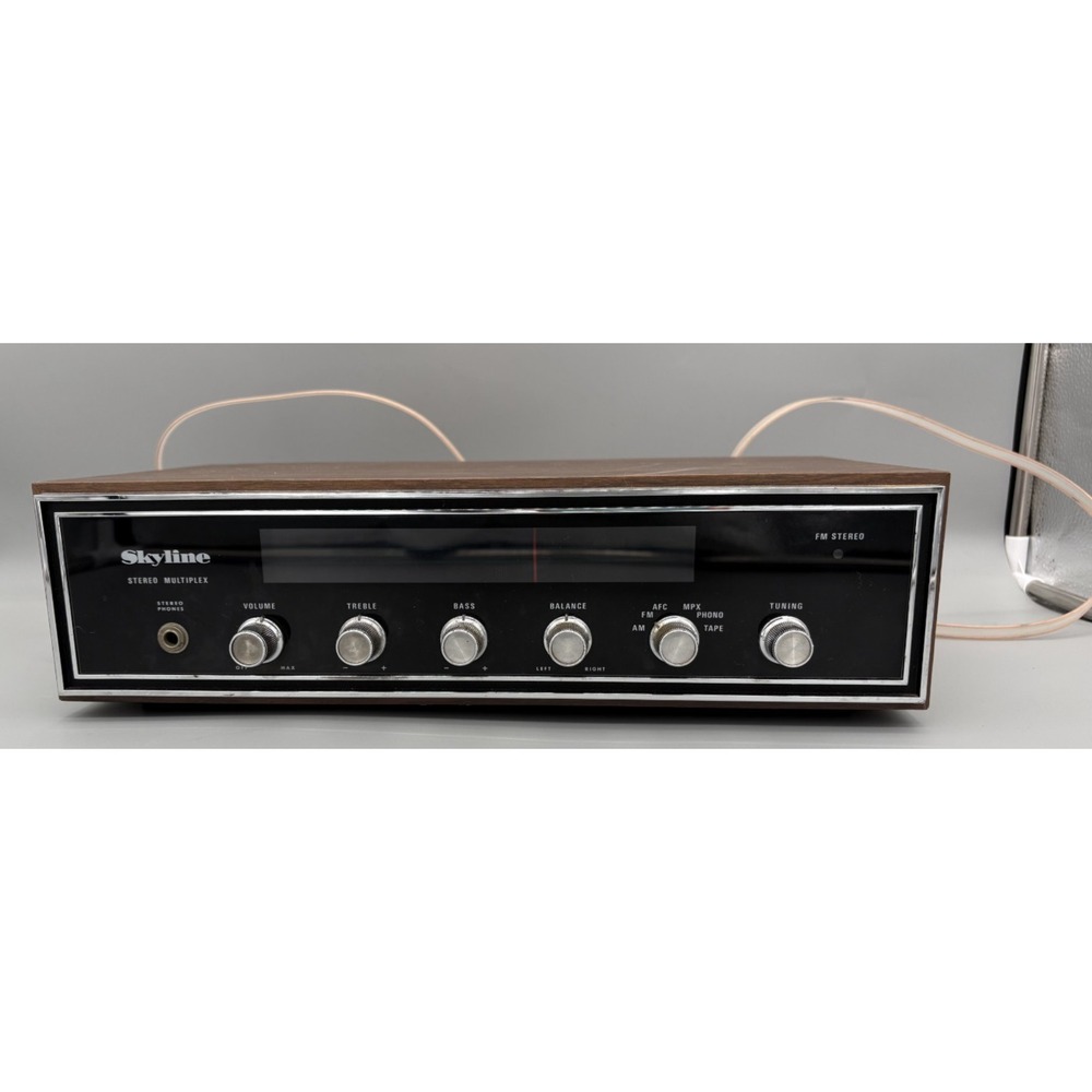 Vintage AM FM Stereo‎ Receiver Skyline Stereo Multiplex  Made in Japan WORKING